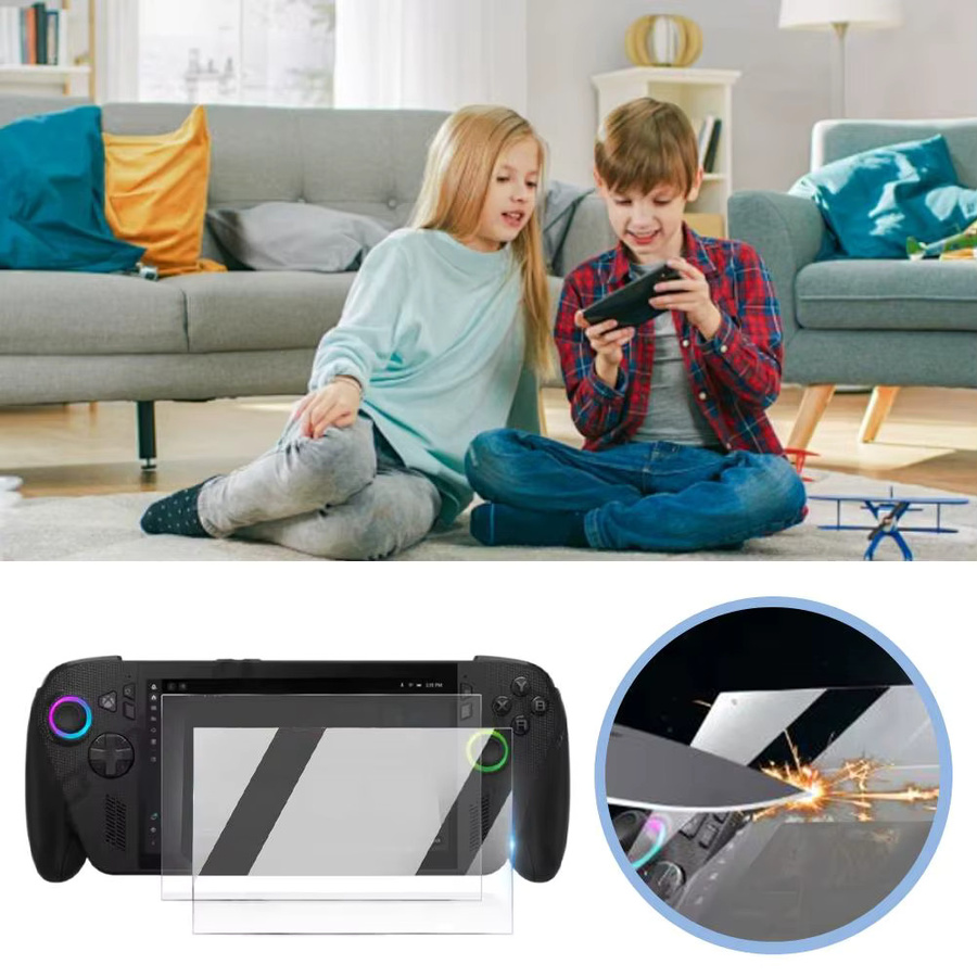 2 gehärtete Displayschutzfolien für Asus ROG Ally X, transparent, ultrahohe Härte und Anti-Fingerabdruck - Bild 6