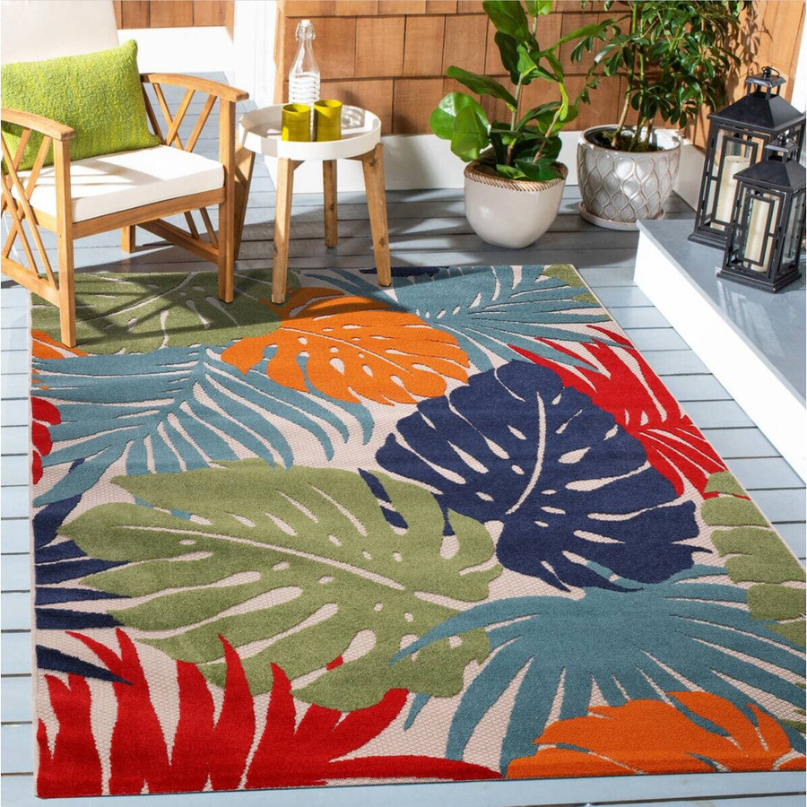 Sanat Outdoorteppich FLORAL bunt B/L: 60 x 110 cm - Bild 2