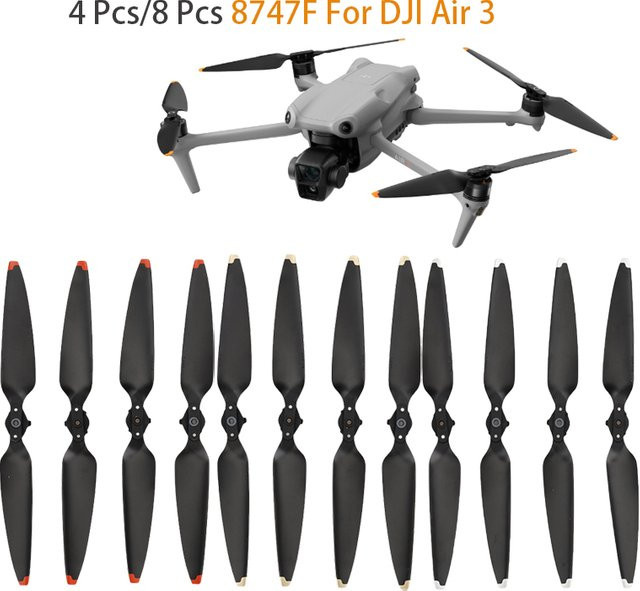 DJI Propeller 5747F Set mit geräuscharmen Quick-release Klingen CW/CCW für DJI Air 3 und Air 3S Drohnen Zubehör - Bild 1