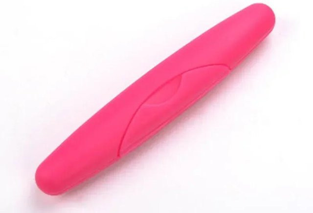 XYNN Tragbare Zahnbürstenbox in Pink, wasserdichte und auslaufsichere Aufbewahrungsbox für Reisen, Wandern und Camping - Bild 1