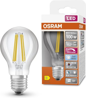 Osram LED Superstar+ Filament LED-Lampe E27, 11W, Warmweiß, dimmbar, CRI90 - Bild 1