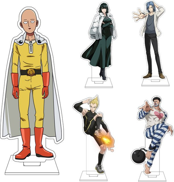 Bandai One Punch Man Acryl-Figur Ständerplatte, 16cm - Bild 1
