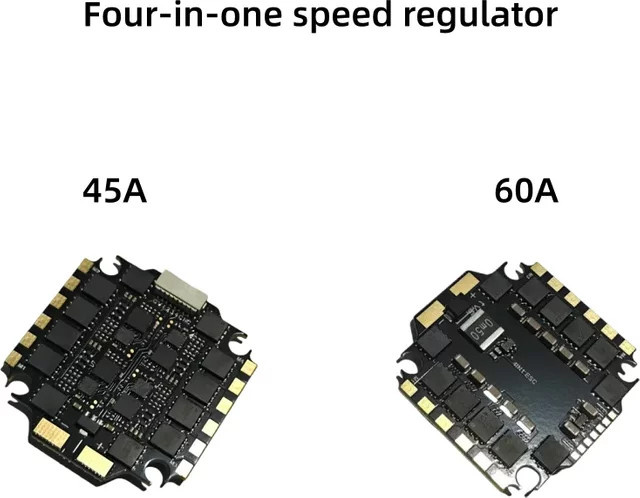 Z-SEN 4in1 ESC Bürstenloser Regler 2-6S 45A/60A für FPV Racing Freestyle Micro Drones in Schwarz - Bild 1