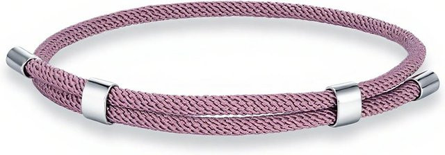Armband Edelstahl, Weiß, Unisex, 3mm - Bild 1