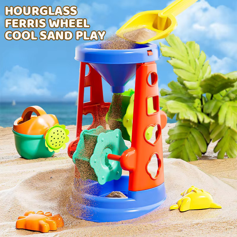 CONUSEA Kinder Strand Sandspielzeug Set in Mehrfarbig mit Eimer, Schaufel, Muldenkipper und Tierformen - Bild 2