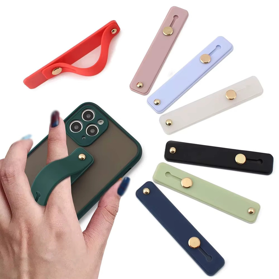 PHONEPACE Universeller Handyhalter mit Handgelenkschlaufe und Fingergriff-Ständer für iPhone und Xiaomi, Mehrfarbig - Bild 2