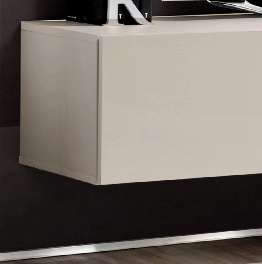 Moderne Wohnwand Inn.Furn in Kaschmir Beige mit Lowboard, Wandregal und Schränken, Breite: 210 cm - Bild 4