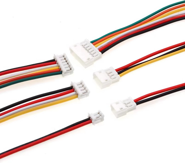 ZSDZFYLLK Mini Micro ZH Stecker Set mit Kabel UL1571 28AWG 150mm, 5 Paare Männlich und Weiblich, Mehrfarbig - Bild 1