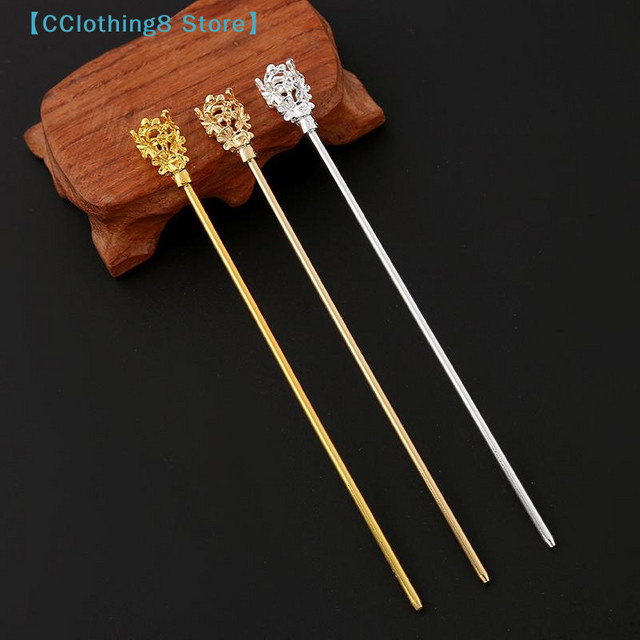 Haarnadeln Kupfer, Gold, Kristall, Unisex - Bild 1