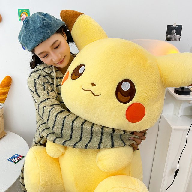 Potdemiel Pikachu Pokémon Plüschtier, 40/80 cm, Gelb - Bild 1