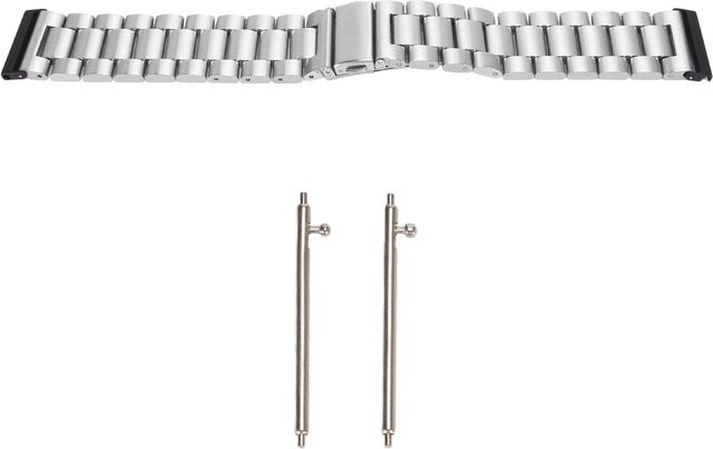 Neoglint Uhrenarmband Edelstahl, Silber, 24 mm, Unisex - Bild 1