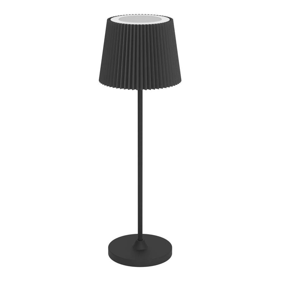 EGLO LED Akku Tischleuchte LEONERO Schwarz kabellos mit Touchdimmer, Höhe: 37 cm - Bild 2