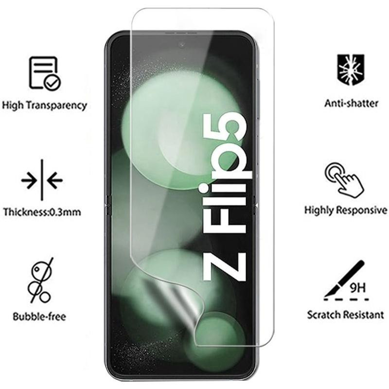 3er-Pack Hydrogel-Displayschutz für Samsung Galaxy Z Flip 6 5 4 3, transparente Schutzfolie - Bild 4