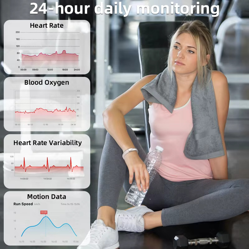 LIGE Smart-Armband für Damen mit Fitness-Tracker, Herzfrequenz- und Gesundheitsüberwachung, wasserdicht, kompatibel mit Android und iOS - Bild 2
