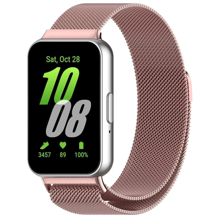 TINUORA Uhrenarmband Edelstahl, Roségold, Unisex, Samsung Galaxy Fit 3 - Bild 2