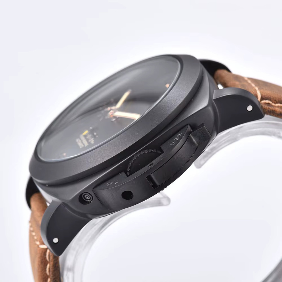 Dwayne Campbell Armbanduhr, Automatik, Edelstahl, 49 mm, Herren, Leder - Bild 3
