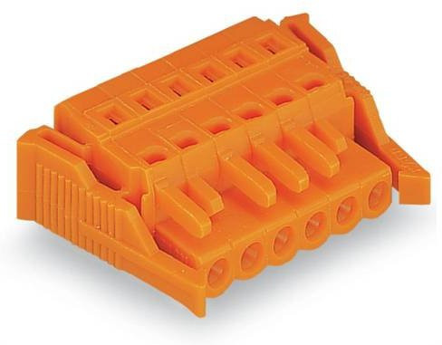 WAGO Buchsengehäuse-Kabel 231, 14-polig, orange, Rastermaß: 5.08 mm, 25 Stück - Bild 1