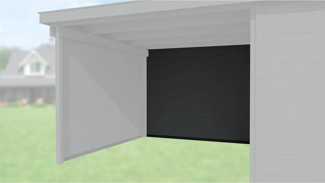 Weka Rückwand aus Holz für Designhaus Typ 126 und 172 in Anthrazit - Bild 1