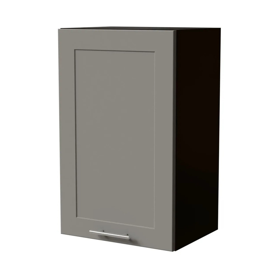 Feldmann-Wohnen Hängeschrank Oslo Schwarz und Staubgrau Matt B/T/H: 45 x 32,5 x 72 cm - Bild 2