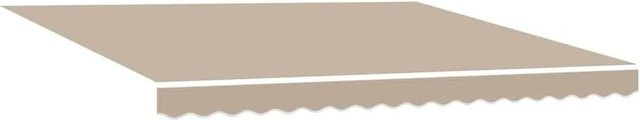 vidaXL Markisenersatzstoff aus Polyester in Beige, B x H: 400 x 300 cm - Bild 1