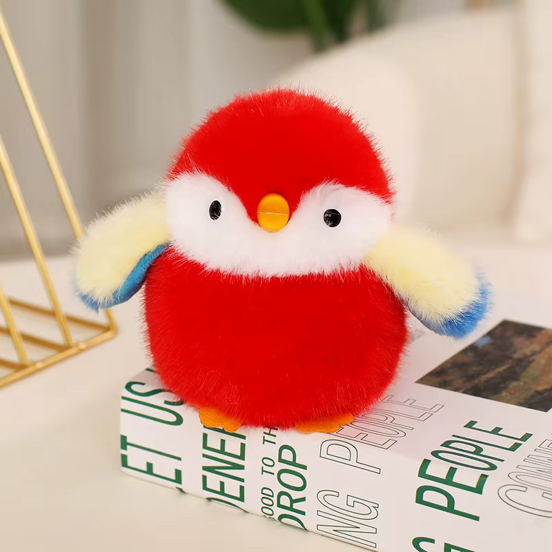 MIAOOWA Papagei Spatz Wellensittich Plüsch Spielzeug, 10cm, Lila, Bunt / Mehrfarbig - Bild 2
