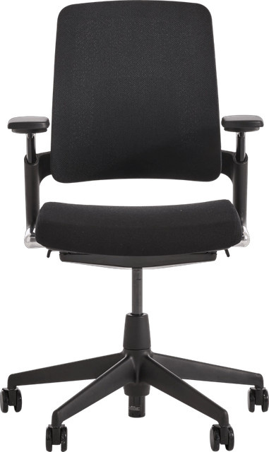 Ahrend 2020 Luvia Bürostuhl in Coolblue Black mit Armlehnen und Rollen - Bild 1