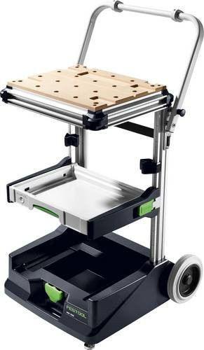Festool Mobile Werkstatt MW 1000 Basic in Grau mit Arbeitsplatte und Rollen - Bild 1