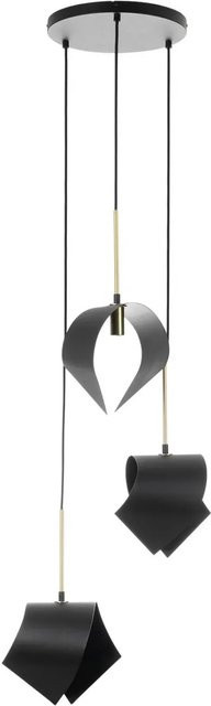 Lucande Pendelleuchte Mikolay 9639779 in Schwarz aus Metall, 3-flammig, Modernes Design für dein Wohnzimmer, E14 - Bild 1