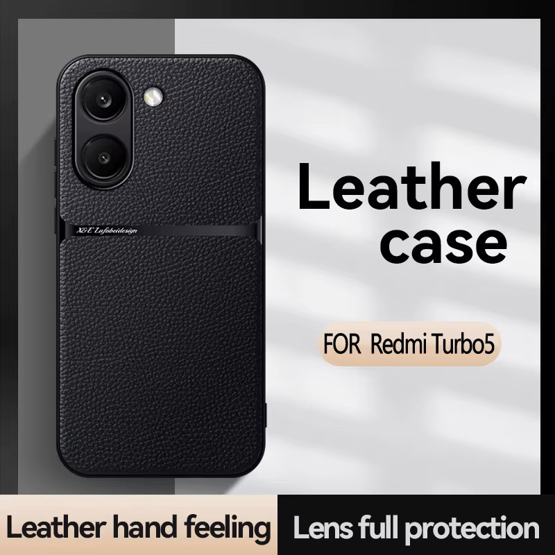 EUCAGR Luxus PU Lederhülle mit Magnetfunktion für Xiaomi POCO X8 Pro Max in Schwarz oder Rot - Bild 4