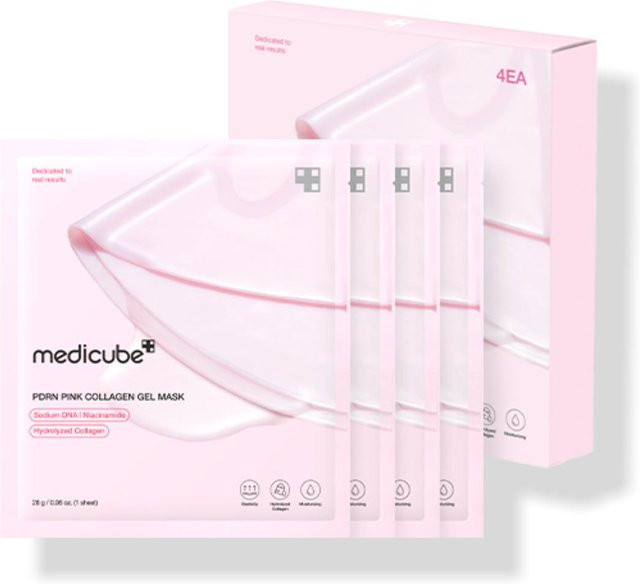 SOME BY MI PDRN Rosa Kollagen Gel Maske, 4 Stück, Hydrogel Gesichtsmasken - Bild 1