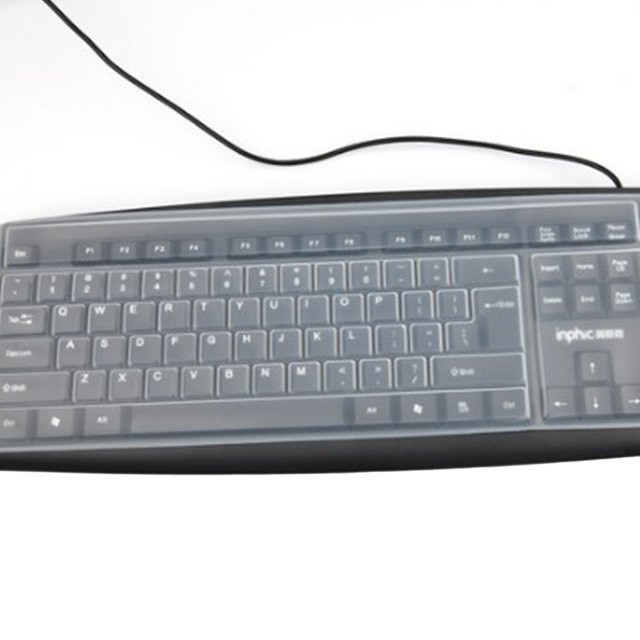 Universelle Silikon-Tastaturschutzfolie von SDJZT in Transparent zum Schutz vor Staub - Bild 1
