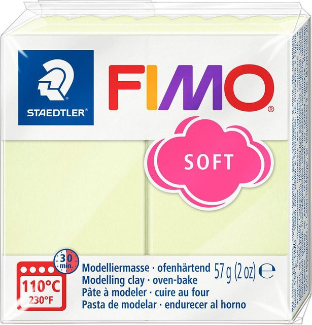 FIMO effect Pastellfarben Vanille Knetmasse Modelliermasse - Bild 1