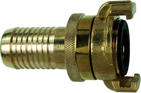 Mr. GARDENER Saug- und Hochdruckkupplung aus Messing in Gold, 3/4 Zoll - Bild 1