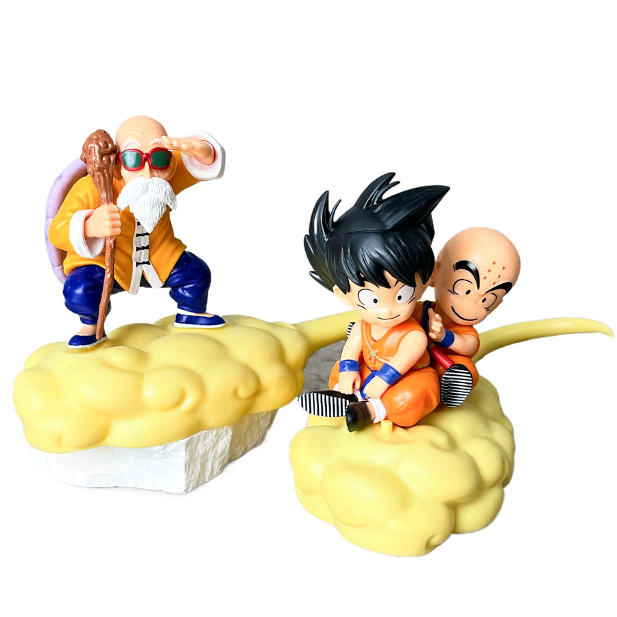 Bandai Dragon Ball Z Figurenset Son Goku Krillin Meister Roshi, Actionfiguren - Bild 3