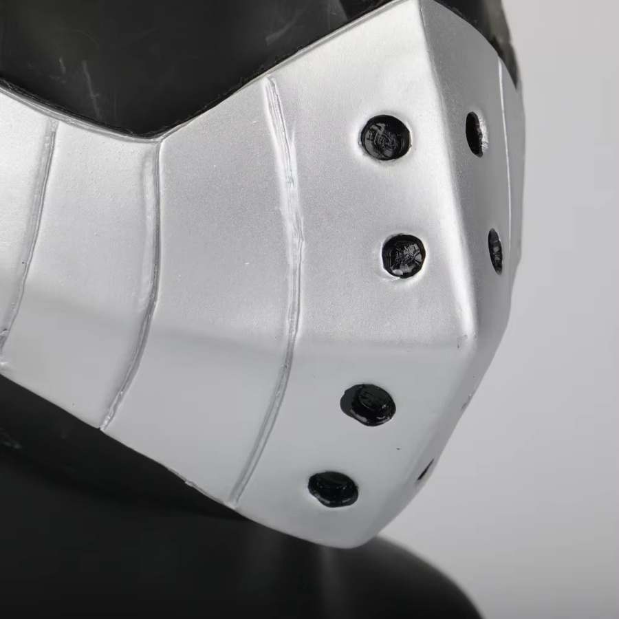 Beast Kingdom My Hero Academia Izuku Midoriya Maske, Kunststoff, Grau - Bild 3