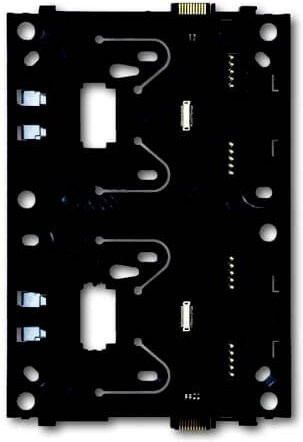 Busch-Jaeger Grundträger 2fach Schwarz 6346/11-101 mit Befestigungssatz 2CKA006310A0136 - Bild 2