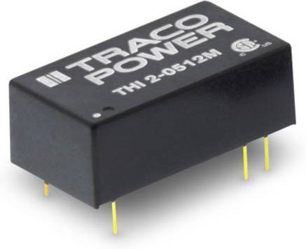 TracoPower THI 2-2422M DC/DC-Wandler Print 24 V/DC zu 15 V/DC und -15 V/DC 83mA 2W Schwarz - Bild 1