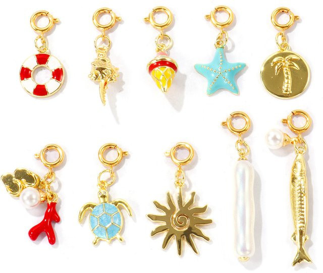 8seasons Anhänger Messing, 18K Vergoldet, Gold, Damen - Bild 1