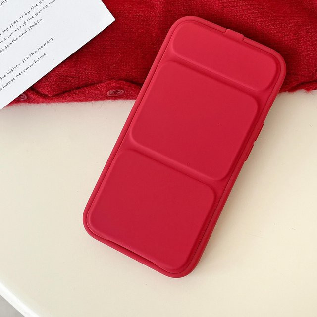 Flip Faltbare Magnetische Ständer Halter Hülle für Apple iPhone 17 Pro 16 15 14 13 12 11 Pro Max in Rot - Bild 1