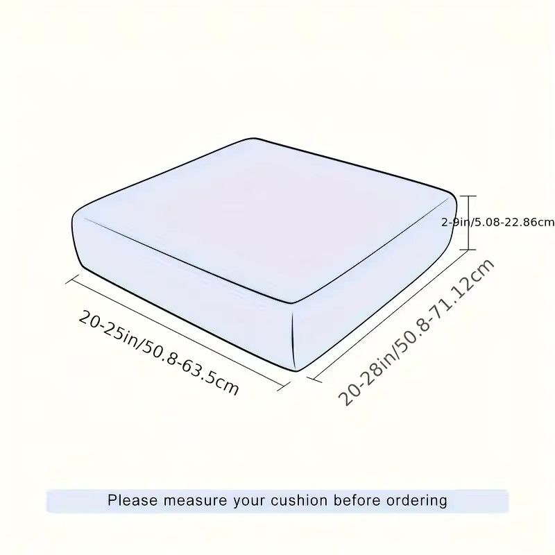 WANERQU Stretch-Sofa-Kissenbezug aus Spandex in Grau für dein Wohnzimmer als Möbelschutz - Bild 2