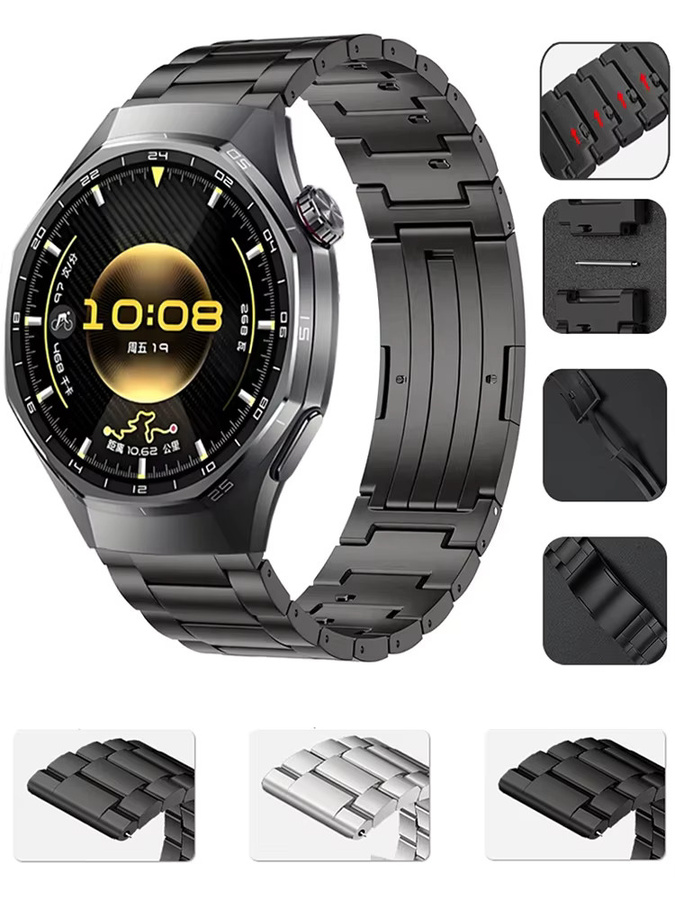Uhrenarmband Titan, Edelstahl, Unisex - Bild 4