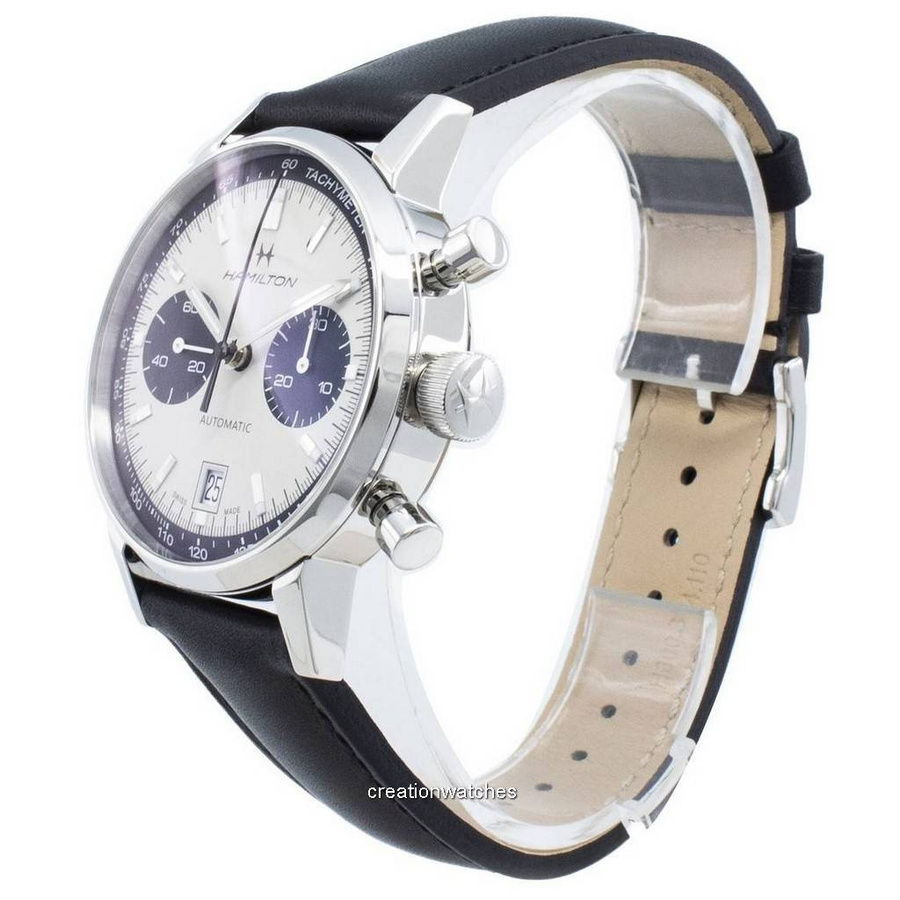 Hamilton Chronograph, Automatik, Edelstahl, Leder, 40 mm, Herren - Bild 2