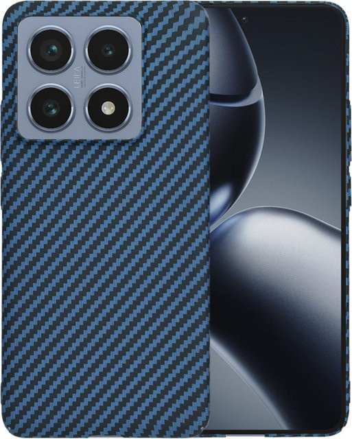 Techsuit Carbonite FiberShell Schutzhülle für Xiaomi 14T Pro in Türkis - Bild 1