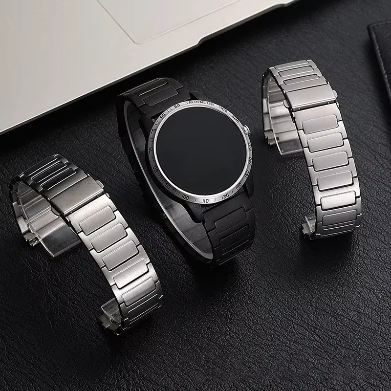 Uhrenarmband Edelstahl, Silber, Herren - Bild 2