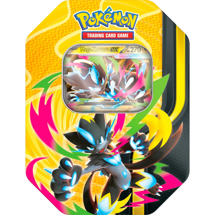 Pokémon Tin-Box 132 Mega-Zeraora-ex, Sammelkarten, Set / Bundle - Bild 1