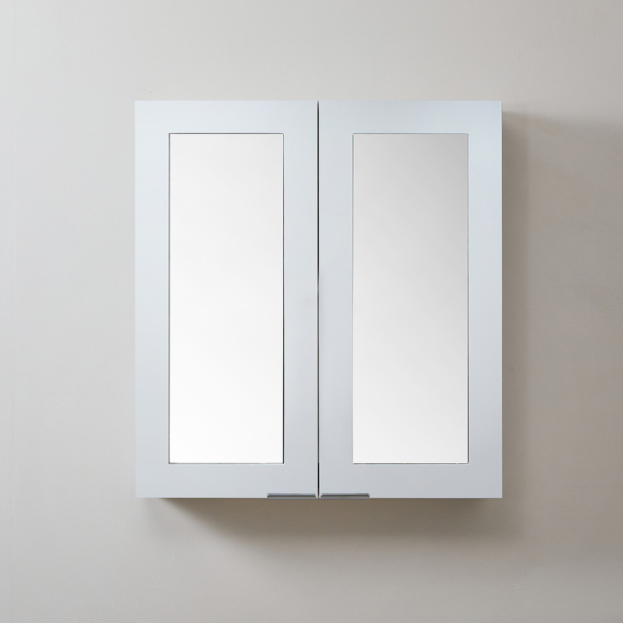 Spiegelschrank HudsonReed in Weiß mit Soft-Close-Türen und Spiegel, B: 60 cm, H: 65 cm - Bild 1