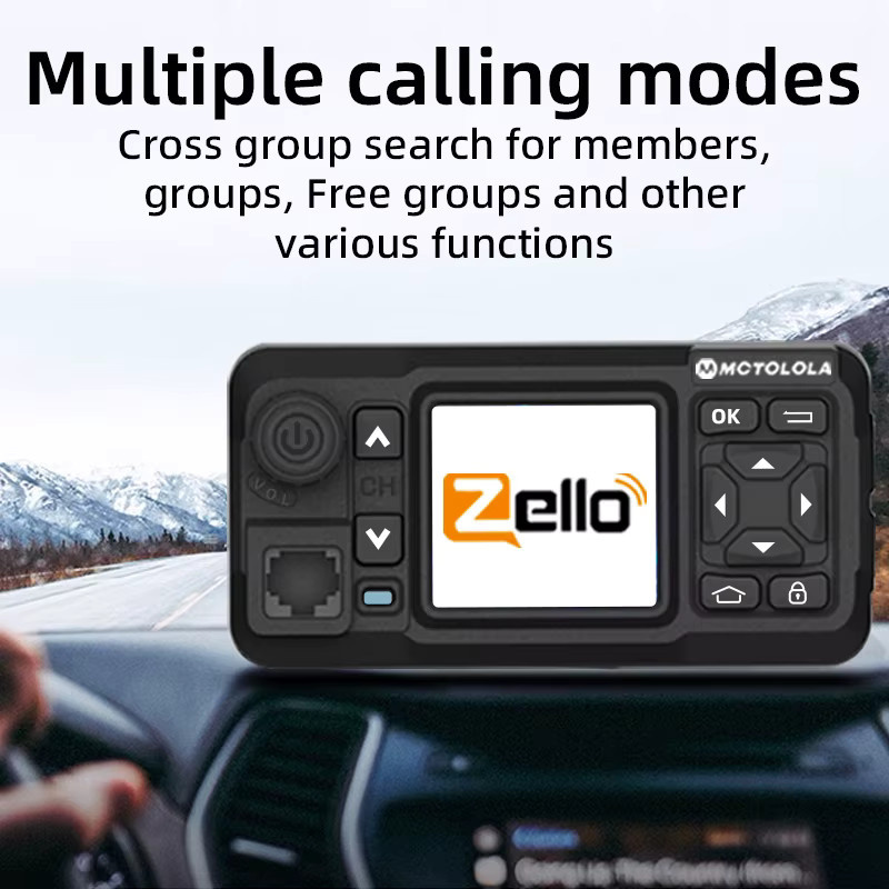 Motorola 4G LTE Android Zwei-Wege-Walkie-Talkie mit GPS, WiFi und Bluetooth in Schwarz für Fahrzeugflotten und Transport - Bild 3
