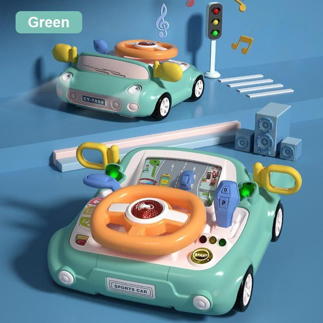 Linyi toy car, Musikalisch Interaktives Lernspielzeug Lenkrad, ab 3 Jahre - Bild 1