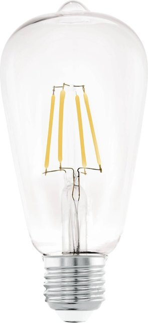 Eglo LED Leuchtmittel E27 Globeform in Transparent mit warmweißem Licht, 7 W - Bild 1