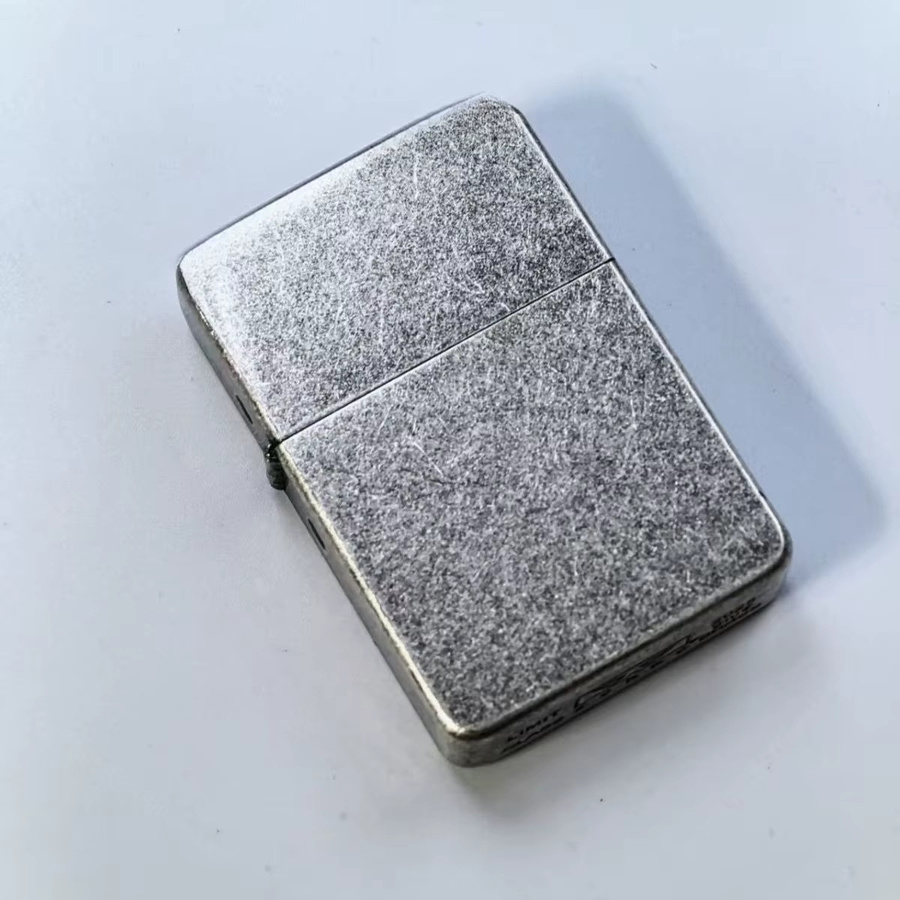 Zorro 910S Feuerzeug 1941 in Antik-Silber, klassisches windfestes Reibrad-Feuerzeug für Zigaretten und als Geschenk für Männer - Bild 2